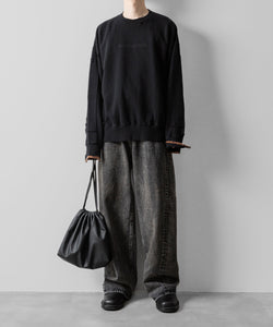 ssstein(シュタイン)のTWIST SEAM BAGGY VINTAGE DENIM JEANS - BLACKの公式通販サイトsession福岡セレクトショップ