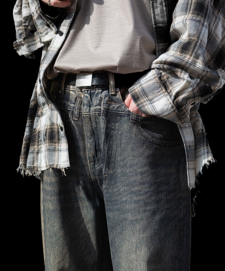 CODA -コーダのGREY ACID WASH DUAL EXPOSURE BREAK CUT FLARED JEANSのGREY ACID WASH公式通販サイトsession福岡セレクトショップ