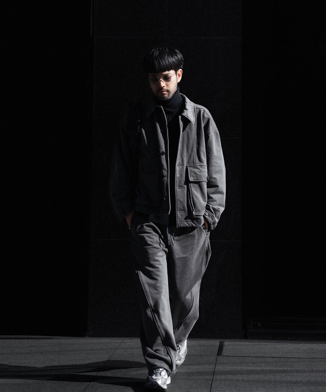 KANEMASA PHIL. カネマサフフィル36G FINE SWEAT WORK JACKETのCHARCOAL PIGMENT公式通販サイトsession福岡セレクトショップ
