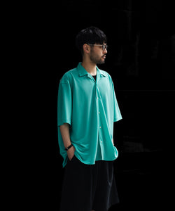 KANEMASA PHIL.】36G CUPRO ETHER SHIRT - TURQUOISE | 公式通販サイト