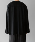 画像をギャラリービューアに読み込む, INTÉRIM - インテリムのHYPER BIG EXTRA FINE MERINO WOOL FOOTBALL L/S TEE のBLACK公式通販サイトsession福岡セレクトショップ
