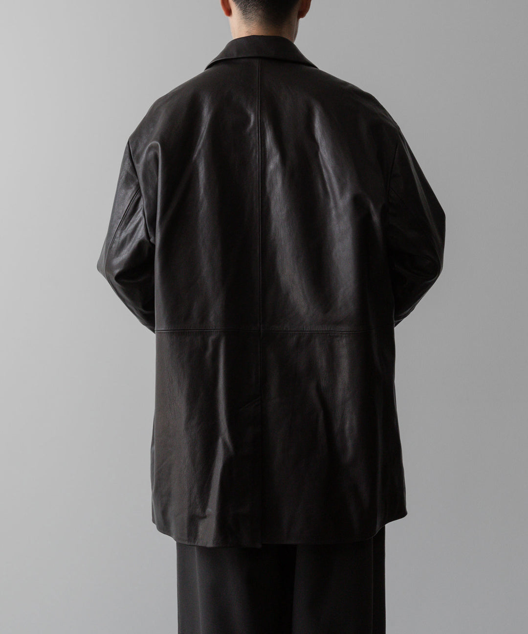 ssstein(シュタイン)の24AWコレクション LEATHER DOUBLE BRESTED JACKET - DARK BROWN 公式通販サイトsession福岡セレクトショップ