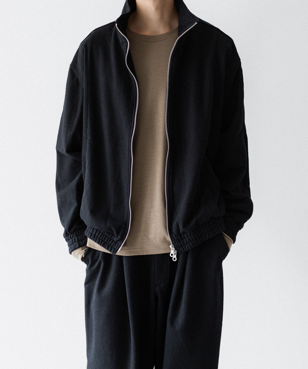 KANEMASA PHIL. カネマサフィル 36G NEEDLE PUNCH PIPING BLOUSONのBLACK 公式通販サイトsession福岡セレクトショップ 