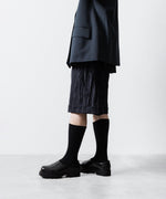 画像をギャラリービューアに読み込む, 【UJOH】SIDE BELT SHORT PNT - NAVY STRIPE
