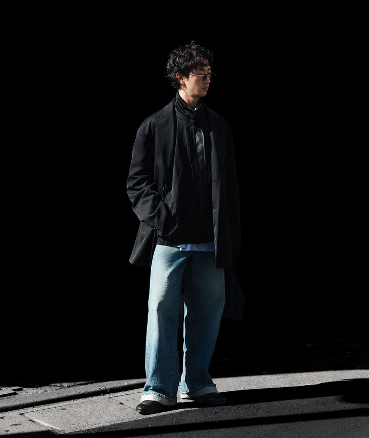 ssstein(シュタイン)のSHRUNK NYLON OVERSIZED FLIGHT JACKET - BLACKの公式通販サイトsession福岡セレクトショップ