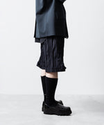 画像をギャラリービューアに読み込む, 【UJOH】SIDE BELT SHORT PNT - NAVY STRIPE
