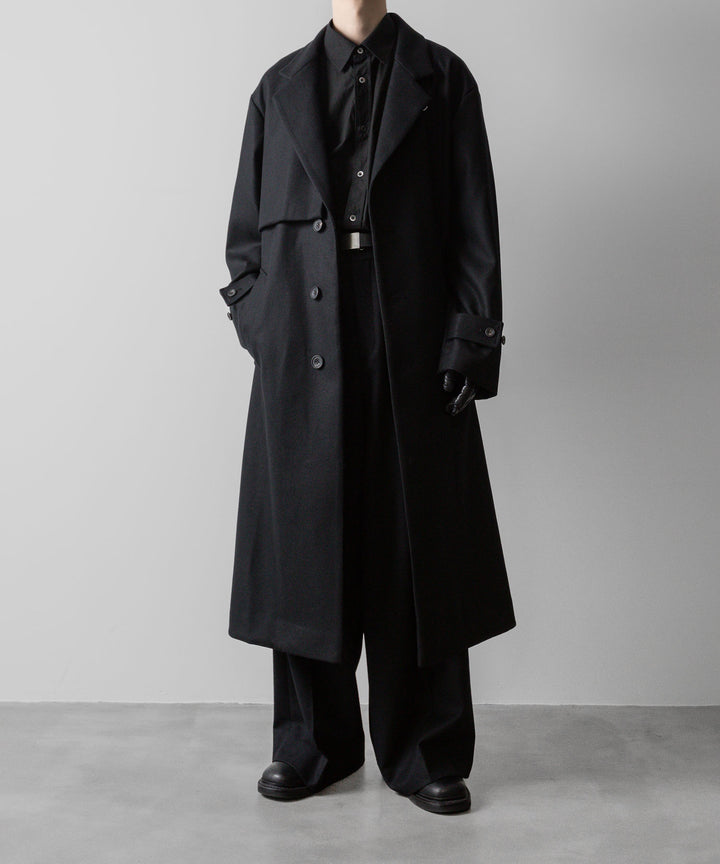 ssstein(シュタイン)の24AWコレクション LAY CHESTER COAT - BLACK 公式通販サイトsession福岡セレクトショップ