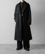 画像をギャラリービューアに読み込む, ssstein(シュタイン)の24AWコレクション LAY CHESTER COAT - BLACK 公式通販サイトsession福岡セレクトショップ
