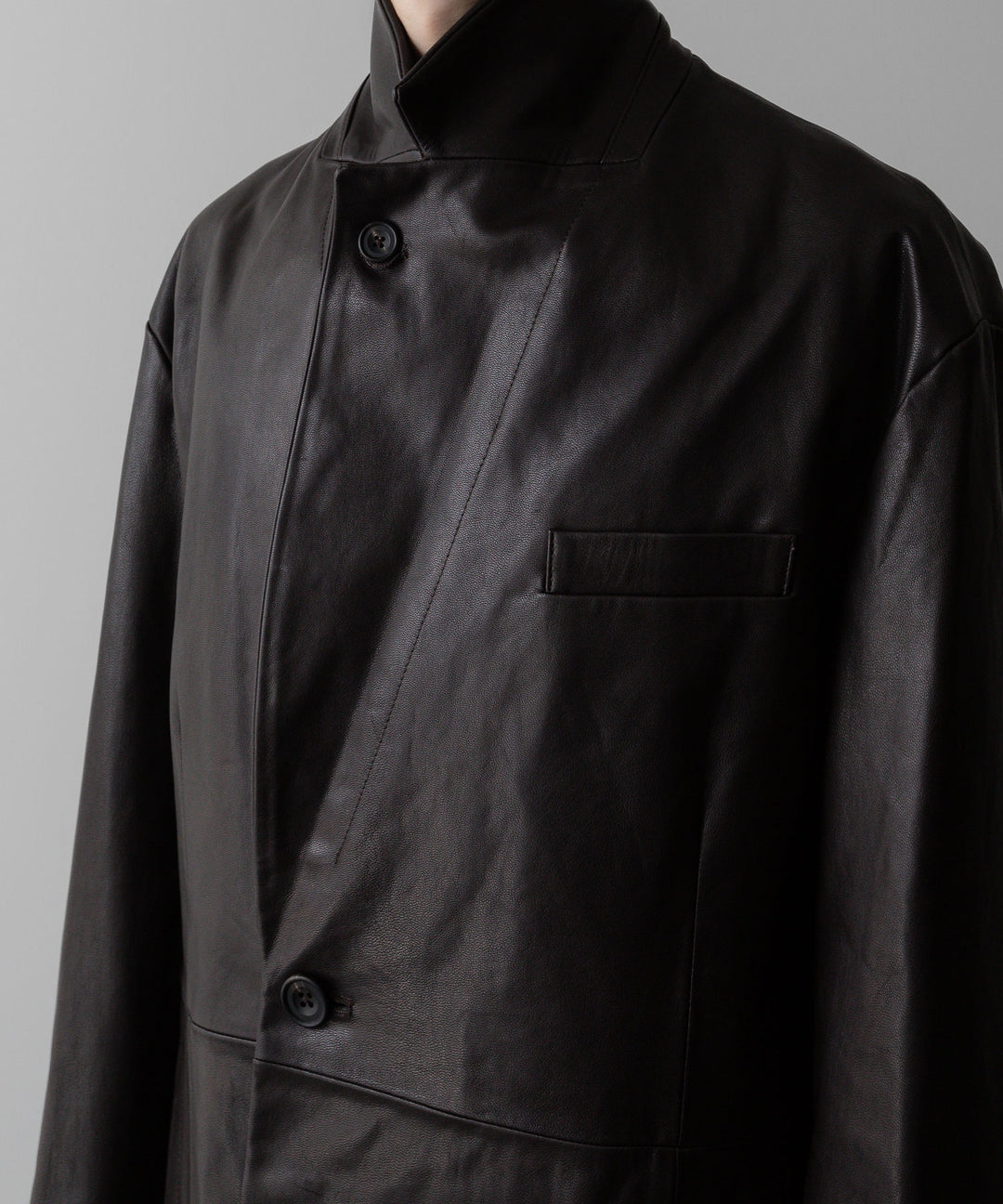 ssstein(シュタイン)の24AWコレクション LEATHER DOUBLE BRESTED JACKET - DARK BROWN 公式通販サイトsession福岡セレクトショップ