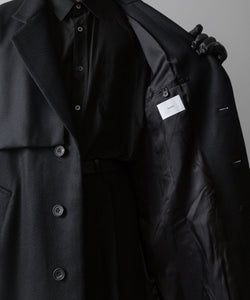 ssstein(シュタイン)の24AWコレクション LAY CHESTER COAT - BLACK 公式通販サイトsession福岡セレクトショップ