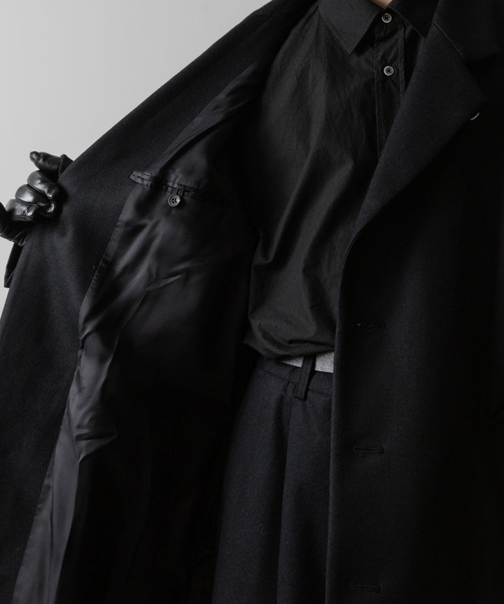 ssstein(シュタイン)の24AWコレクション LAY CHESTER COAT - BLACK 公式通販サイトsession福岡セレクトショップ
