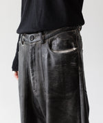 画像をギャラリービューアに読み込む, SUBLATIONS サブレーションズのCRACKING COATED WIDE PANTSのWHITE BASE 公式通販サイトsession福岡セレクトショップ
