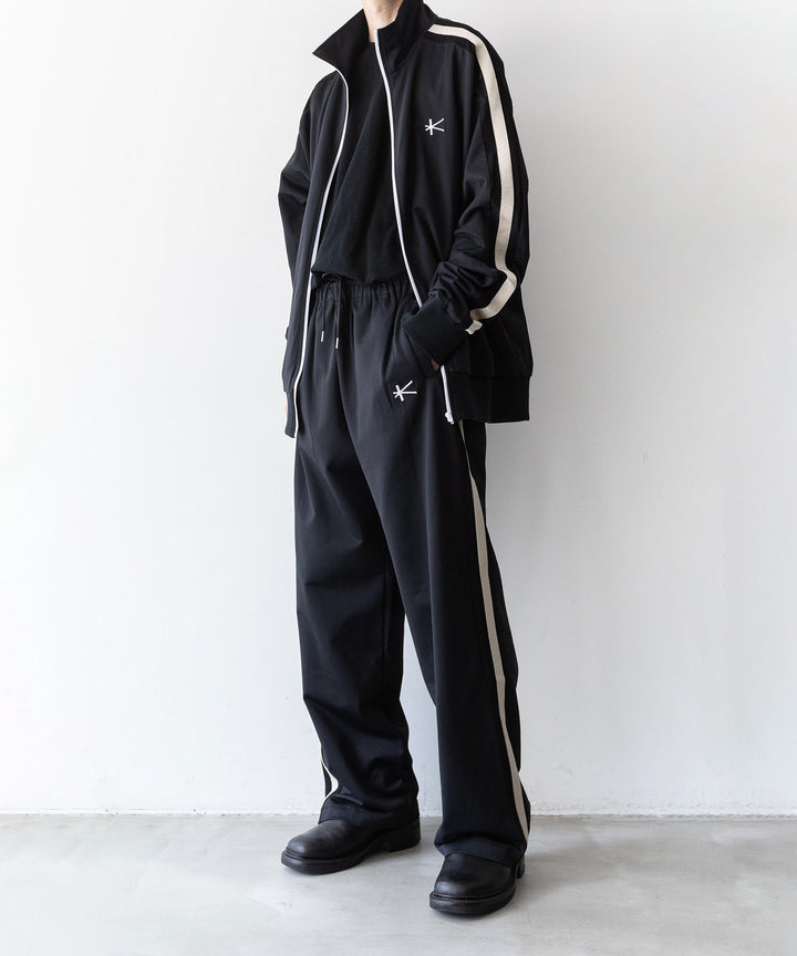 【KANEMASA PHIL.】カネマサのトラックパンツ ECONYL JERSEY TRACK PANTS - BLACK 公式通販session福岡セレクトショップ