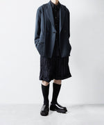 画像をギャラリービューアに読み込む, 【UJOH】SIDE BELT SHORT PNT - NAVY STRIPE
