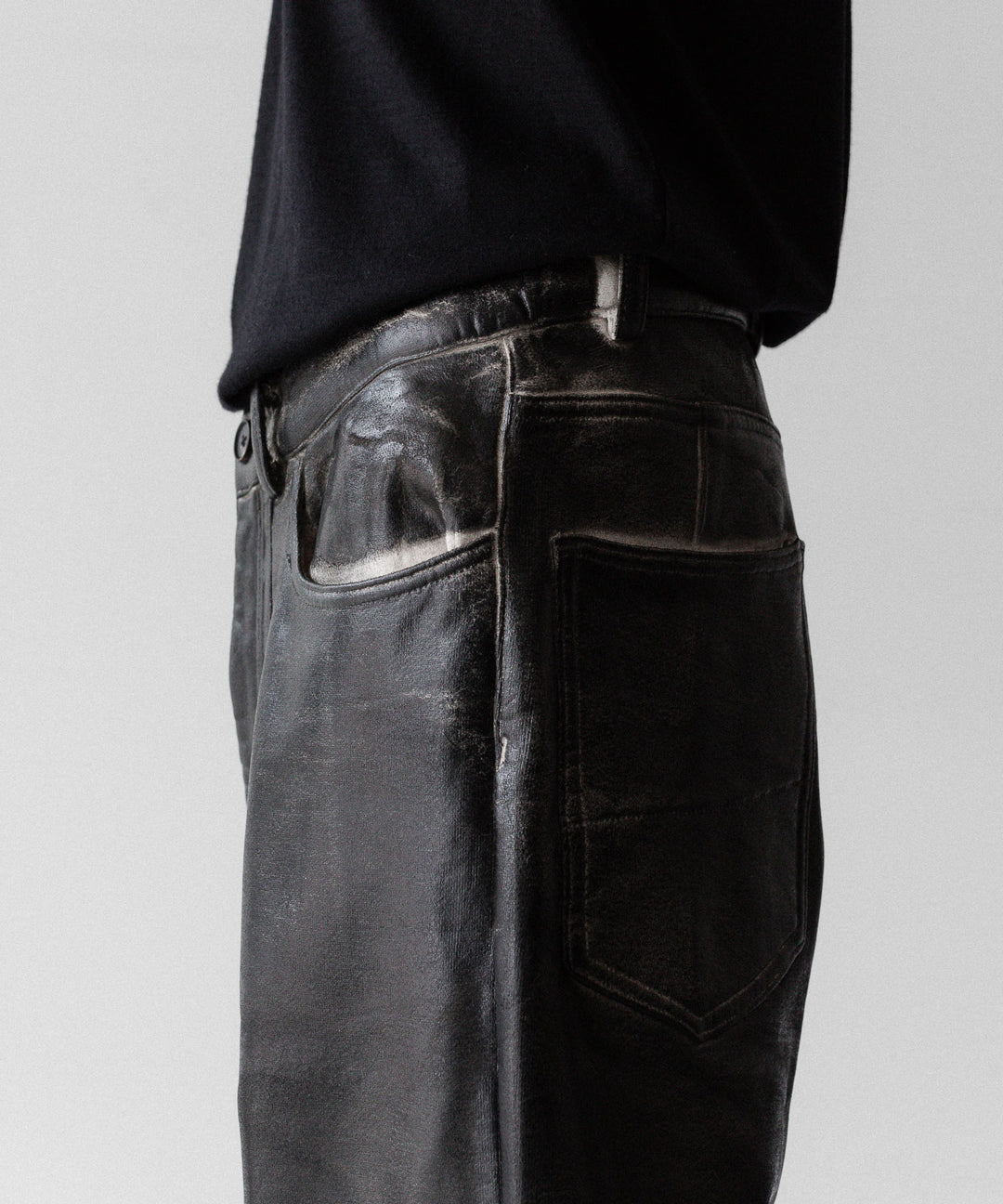 SUBLATIONS サブレーションズのCRACKING COATED WIDE PANTSのWHITE BASE 公式通販サイトsession福岡セレクトショップ
