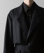 画像をギャラリービューアに読み込む, ssstein(シュタイン)の24AWコレクション LAY CHESTER COAT - BLACK 公式通販サイトsession福岡セレクトショップ
