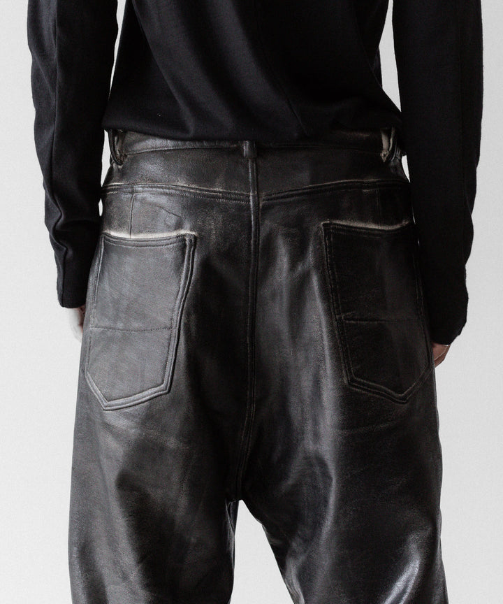 SUBLATIONS サブレーションズのCRACKING COATED WIDE PANTSのWHITE BASE 公式通販サイトsession福岡セレクトショップ