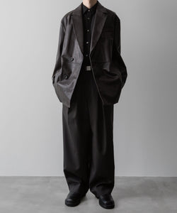 ssstein(シュタイン)の24AWコレクション OVERSIZED STANDARD SHIRT - BLACK 公式通販サイトsession福岡セレクトショップ