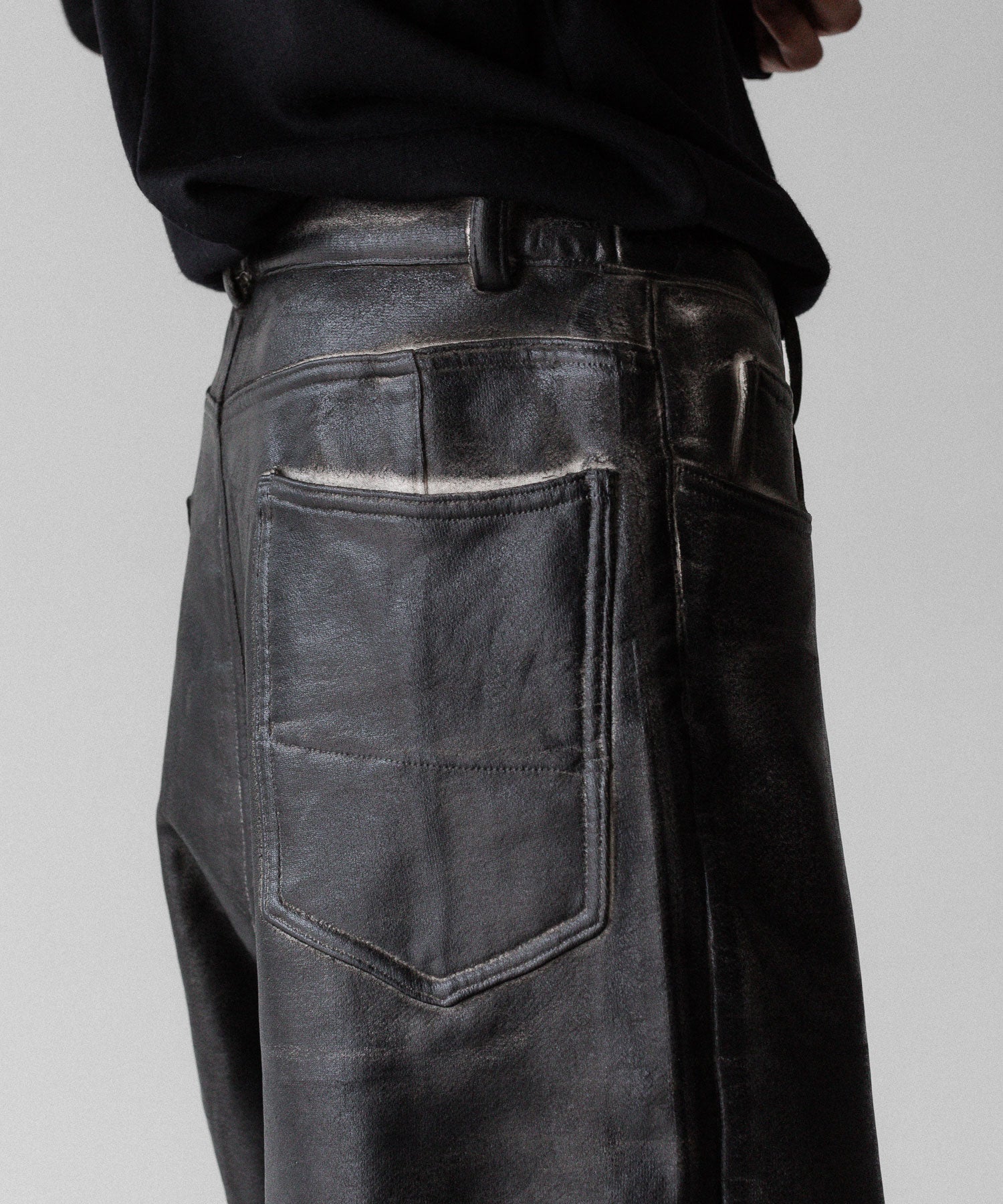 SUBLATIONS サブレーションズのCRACKING COATED WIDE PANTSのWHITE BASE 公式通販サイトsession福岡セレクトショップ