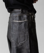 画像をギャラリービューアに読み込む, SUBLATIONS サブレーションズのCRACKING COATED WIDE PANTSのWHITE BASE 公式通販サイトsession福岡セレクトショップ
