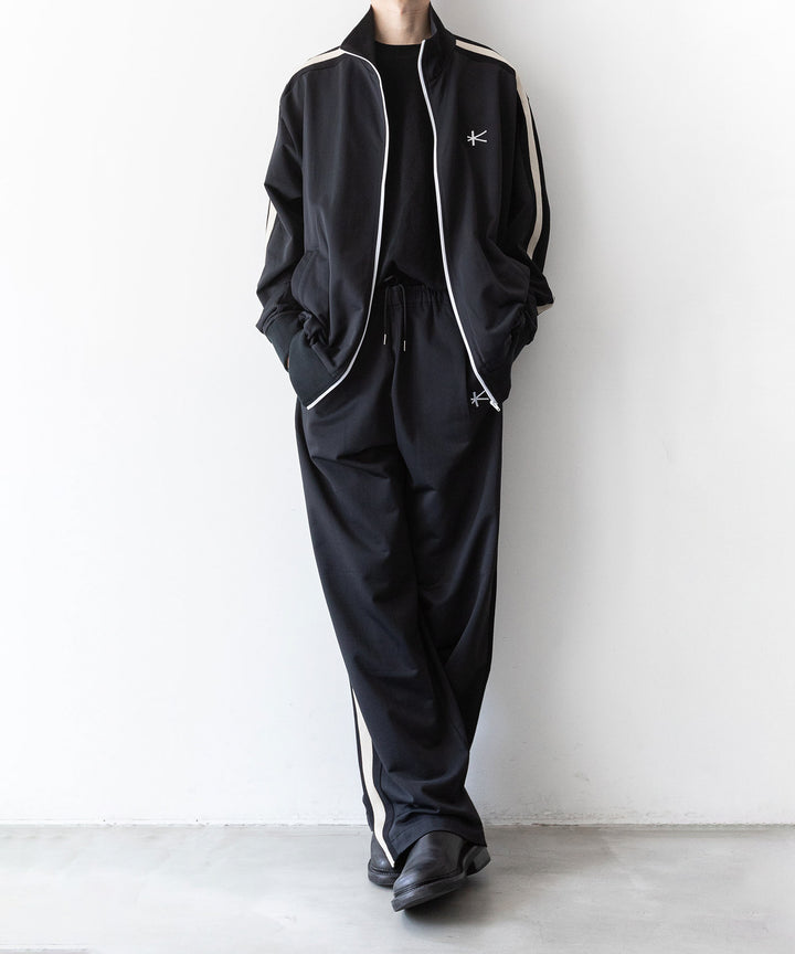 【KANEMASA PHIL.】カネマサのトラックパンツ ECONYL JERSEY TRACK PANTS - BLACK 公式通販session福岡セレクトショップ