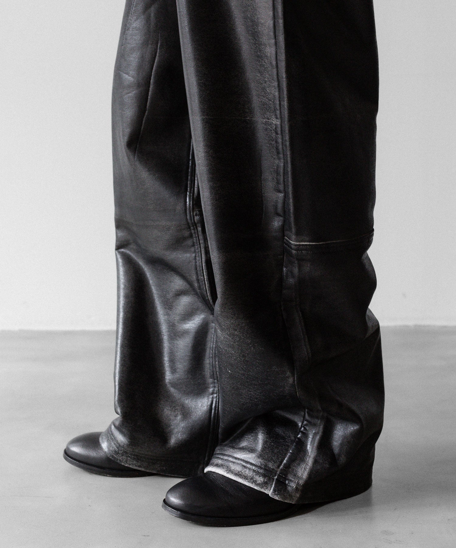 SUBLATIONS サブレーションズのCRACKING COATED WIDE PANTSのWHITE BASE 公式通販サイトsession福岡セレクトショップ