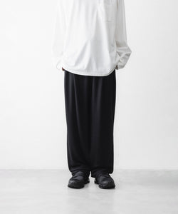 ssstein / シュタイン】WIDE TAPERED PANTS - BLACK | 公式通販サイト