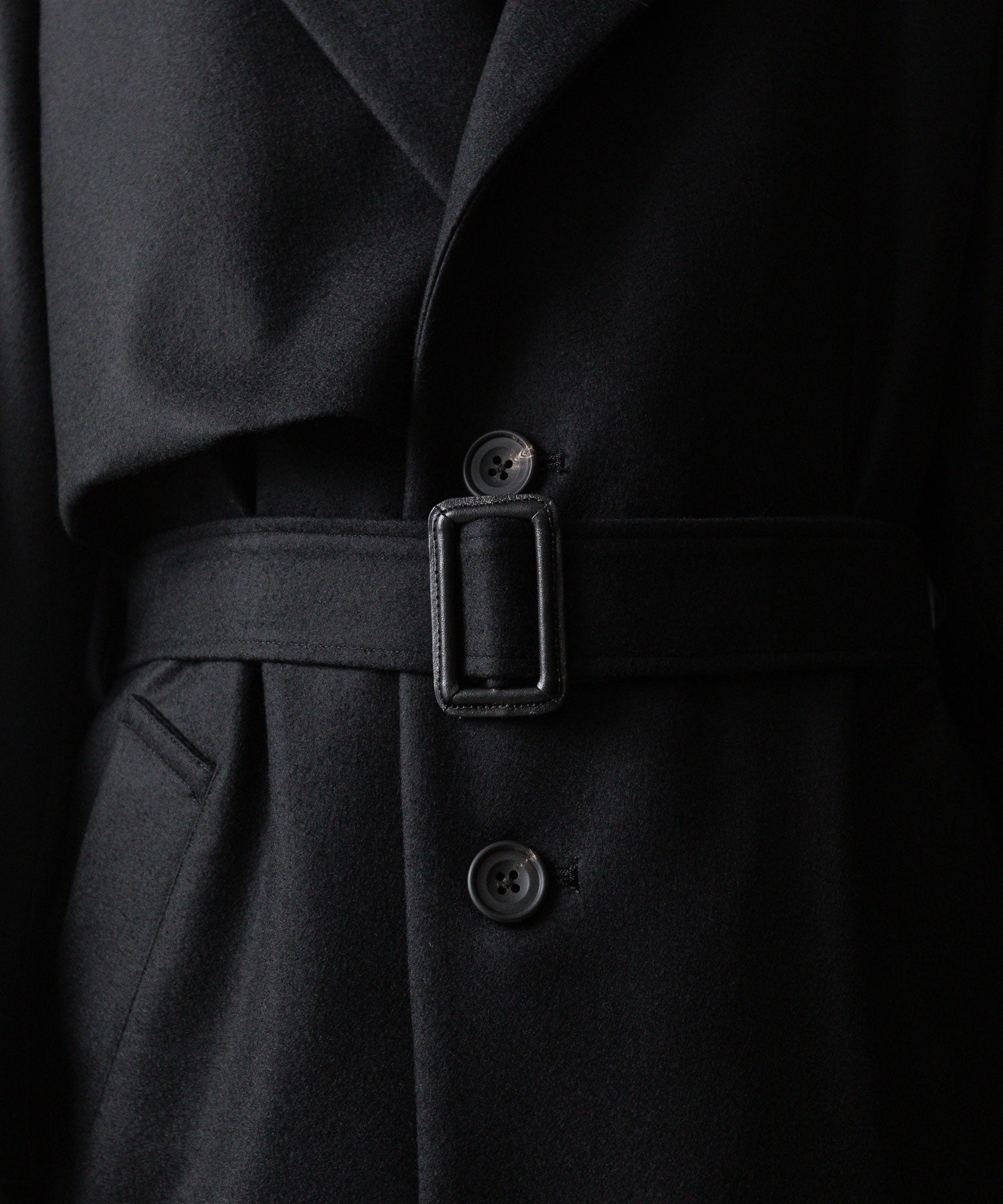 ssstein(シュタイン)の24AWコレクション LAY CHESTER COAT - BLACK 公式通販サイトsession福岡セレクトショップ