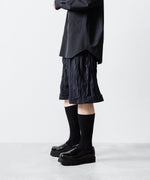 画像をギャラリービューアに読み込む, 【UJOH】SIDE BELT SHORT PNT - NAVY STRIPE
