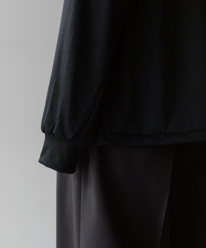 INTÉRIM - インテリムのEXTRA FINE MERINO WOOL L/S TEEのBLACK公式通販サイトsession福岡セレクトショップ