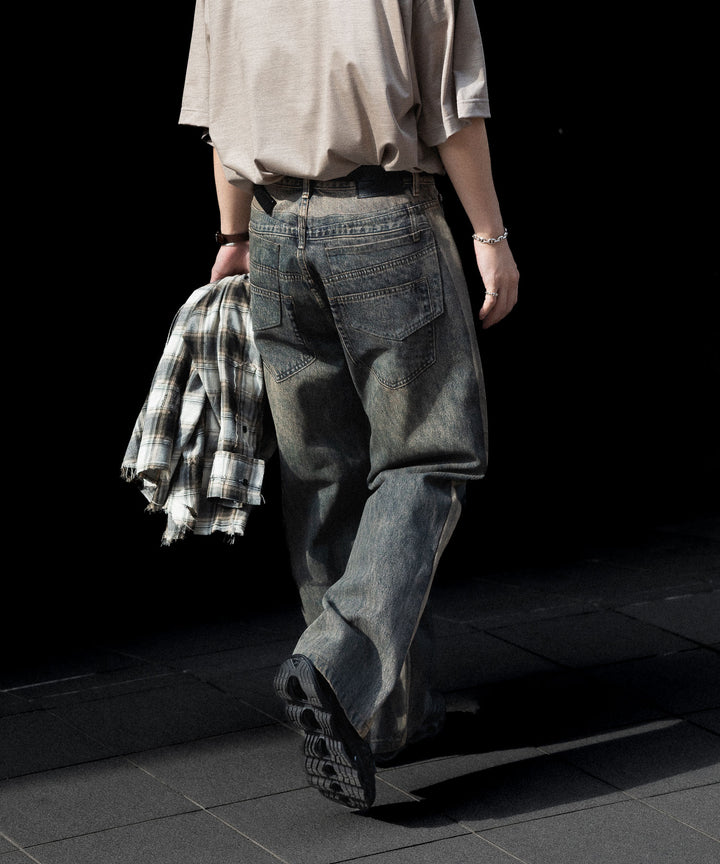 CODA -コーダのGREY ACID WASH DUAL EXPOSURE BREAK CUT FLARED JEANSのGREY ACID WASH公式通販サイトsession福岡セレクトショップ