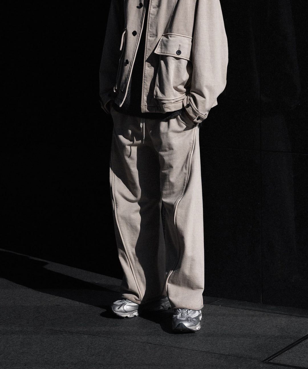 KANEMASA PHIL. カネマサフフィル36G FINE SWEAT DRAPING EASY PANTSのBEIGE KHAKI PIGMENT公式通販サイトsession福岡セレクトショップ