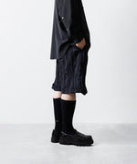 画像をギャラリービューアに読み込む, 【UJOH】SIDE BELT SHORT PNT - NAVY STRIPE
