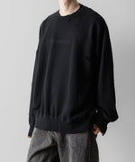 画像をギャラリービューアに読み込む, ssstein(シュタイン)のOVERSIZED REBUILD SWEAT LS - BLACKの公式通販サイトsession福岡セレクトショップ
