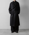 【ssstein】LAY CHESTER COAT - BLACK
