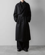 画像をギャラリービューアに読み込む, ssstein(シュタイン)の24AWコレクション LAY CHESTER COAT - BLACK 公式通販サイトsession福岡セレクトショップ
