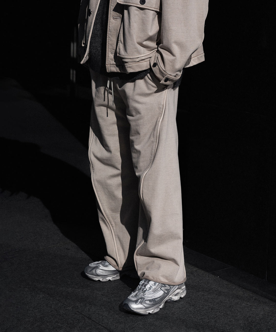 KANEMASA PHIL. カネマサフフィル36G FINE SWEAT DRAPING EASY PANTSのBEIGE KHAKI PIGMENT公式通販サイトsession福岡セレクトショップ