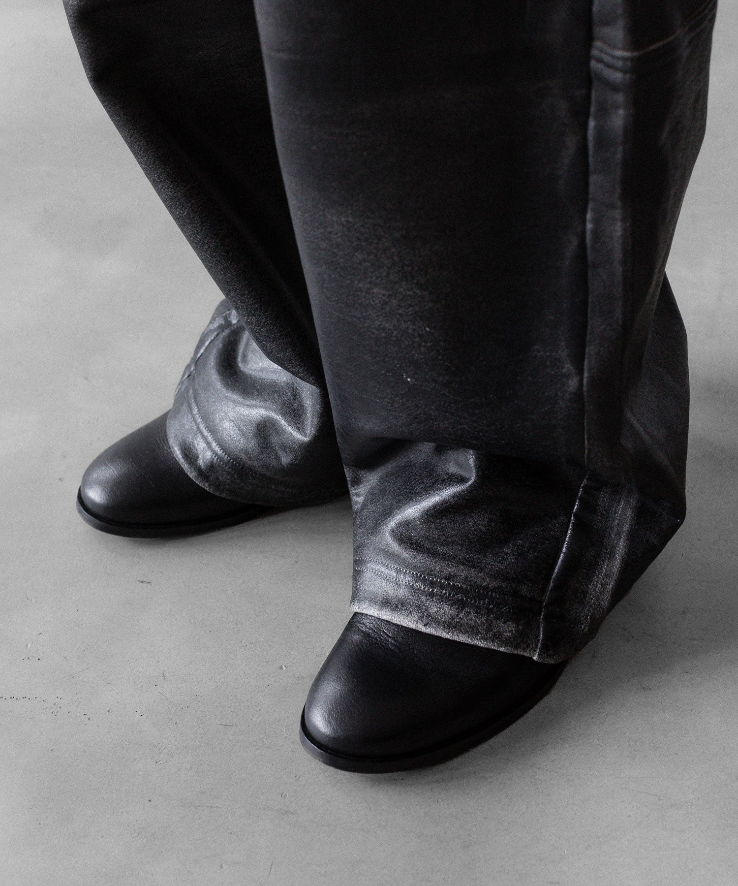 SUBLATIONS サブレーションズのCRACKING COATED WIDE PANTSのWHITE BASE 公式通販サイトsession福岡セレクトショップ