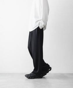 ssstein / シュタイン】WIDE TAPERED PANTS - BLACK | 公式通販サイト