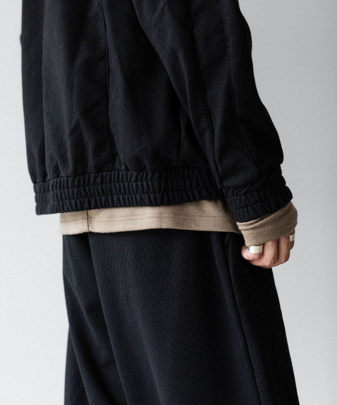 KANEMASA PHIL. カネマサフィル 36G NEEDLE PUNCH PIPING BLOUSONのBLACK 公式通販サイトsession福岡セレクトショップ 