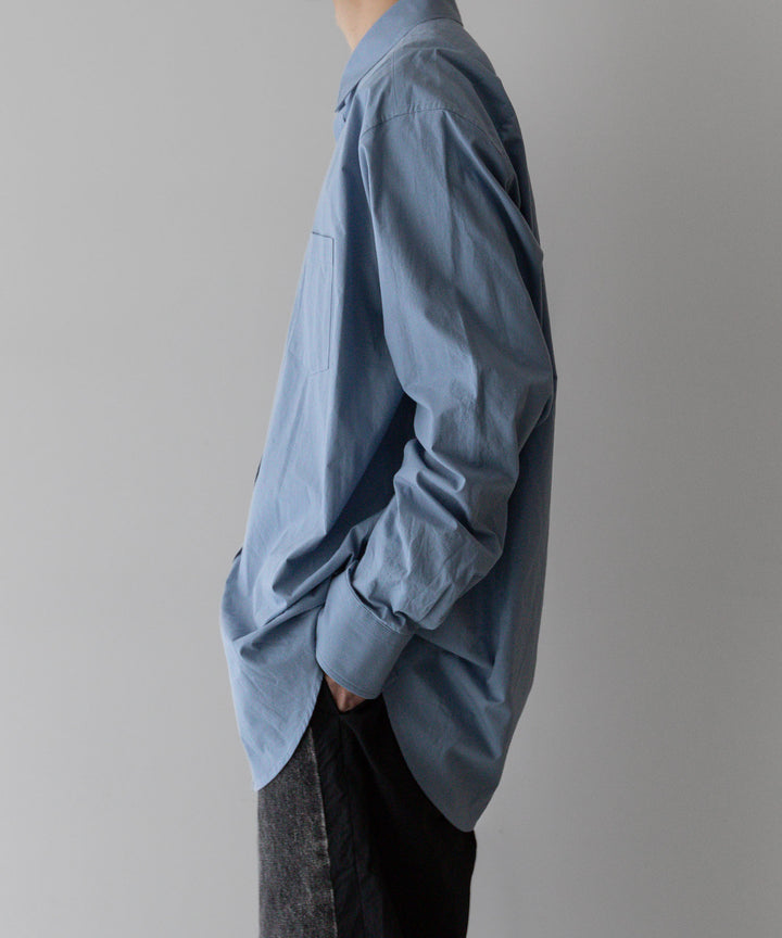 stein(シュタイン)の24SSコレクションOVERSIZED STANDARD SHIRTのBLUE