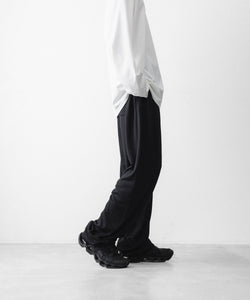 ssstein / シュタイン】WIDE TAPERED PANTS - BLACK | 公式通販サイト