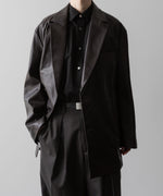 画像をギャラリービューアに読み込む, ssstein(シュタイン)の24AWコレクション OVERSIZED STANDARD SHIRT - BLACK 公式通販サイトsession福岡セレクトショップ
