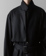 画像をギャラリービューアに読み込む, ssstein(シュタイン)の24AWコレクション LAY CHESTER COAT - BLACK 公式通販サイトsession福岡セレクトショップ
