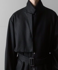 ssstein(シュタイン)の24AWコレクション LAY CHESTER COAT - BLACK 公式通販サイトsession福岡セレクトショップ