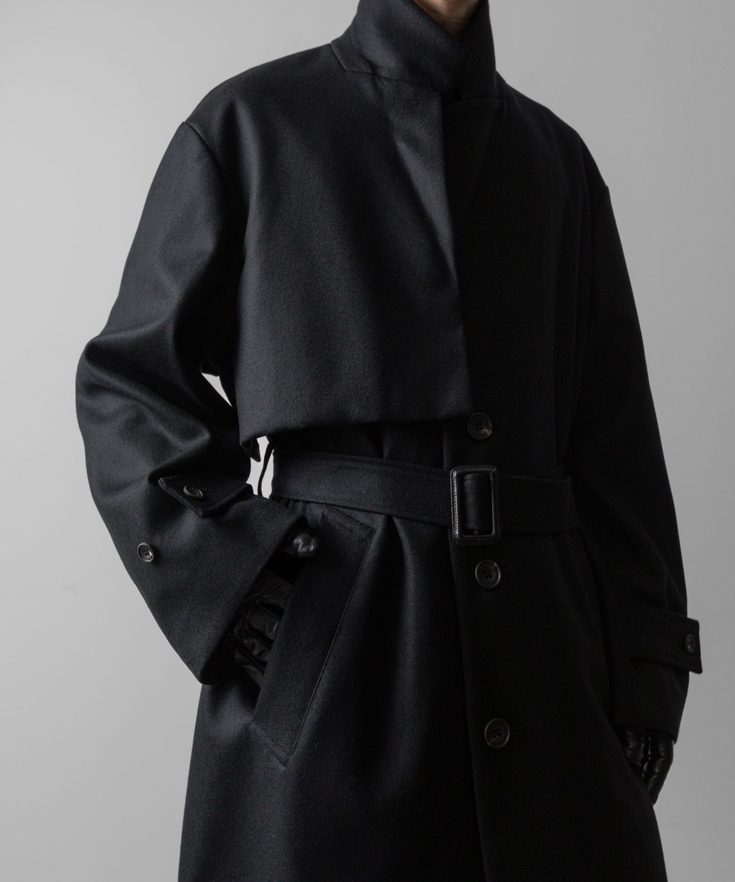 ssstein(シュタイン)の24AWコレクション LAY CHESTER COAT - BLACK 公式通販サイトsession福岡セレクトショップ