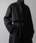 画像をギャラリービューアに読み込む, ssstein(シュタイン)の24AWコレクション LAY CHESTER COAT - BLACK 公式通販サイトsession福岡セレクトショップ
