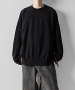 画像をギャラリービューアに読み込む, ssstein(シュタイン)のOVERSIZED REBUILD SWEAT LS - BLACKの公式通販サイトsession福岡セレクトショップ
