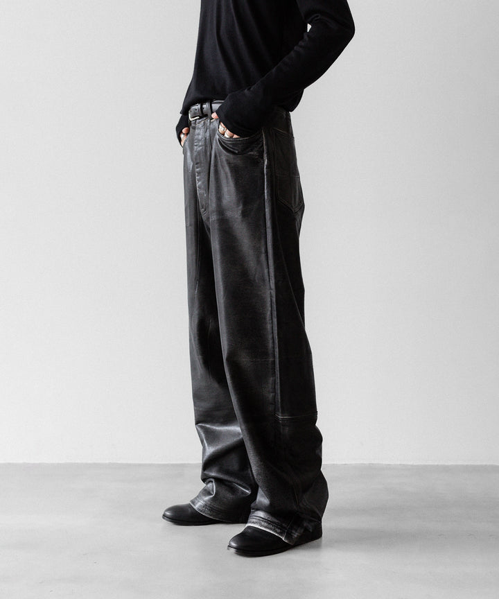SUBLATIONS サブレーションズのCRACKING COATED WIDE PANTSのWHITE BASE 公式通販サイトsession福岡セレクトショップ