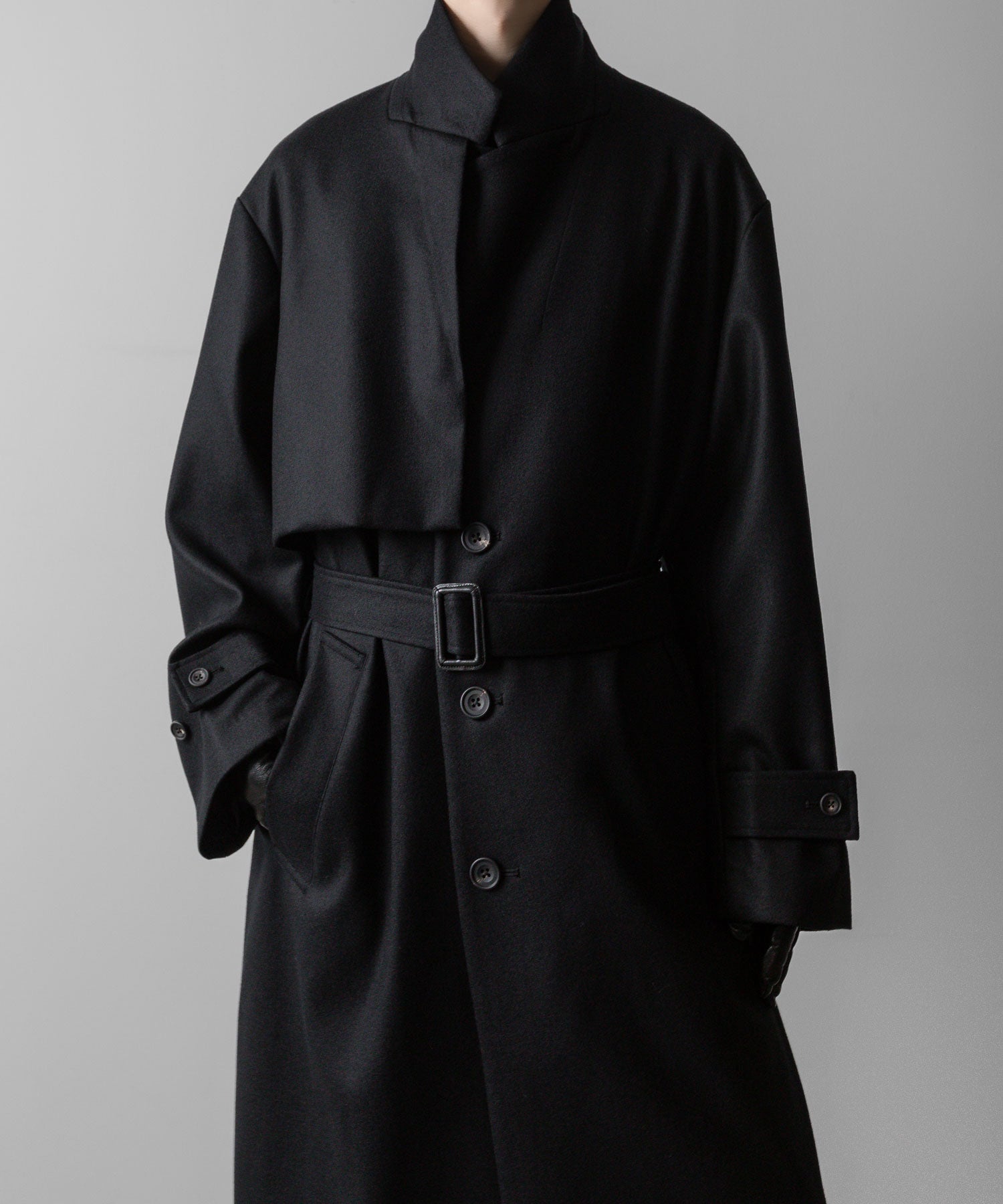 ssstein(シュタイン)の24AWコレクション LAY CHESTER COAT - BLACK 公式通販サイトsession福岡セレクトショップ